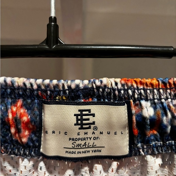 Eric Emanuel Rug blue shorts size S brand new - Picture 2 of 2